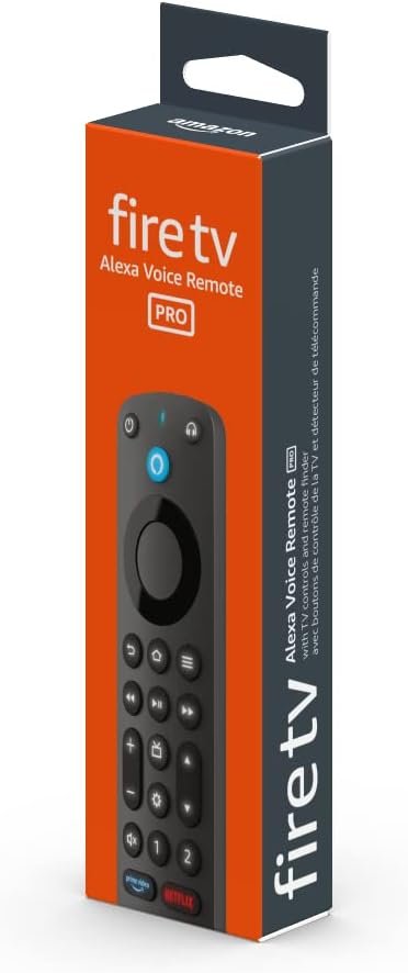 Alexa Voice Remote Pro with Red Remote Cover