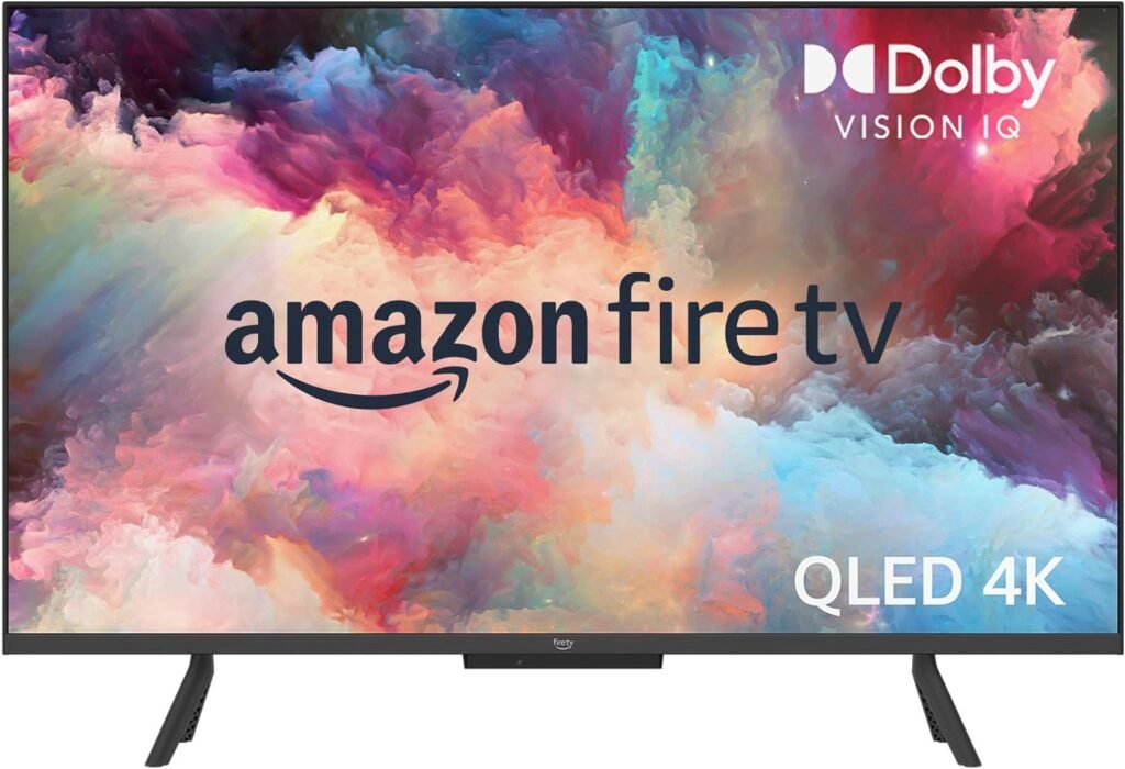 Amazon Fire TV 50 Omni QLED Series 4K UHD smart TV, Dolby Vision IQ, Fire TV Ambient Experience, local dimming, hands-free with Alexa