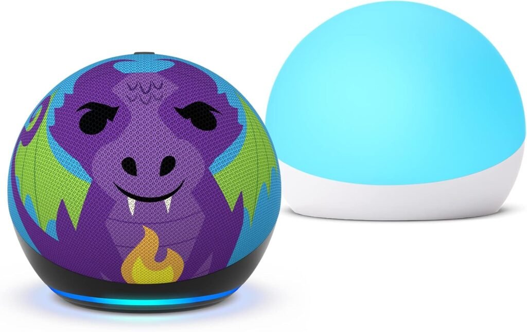 Echo Dot (5th Gen) Kids Owl with Echo Glow