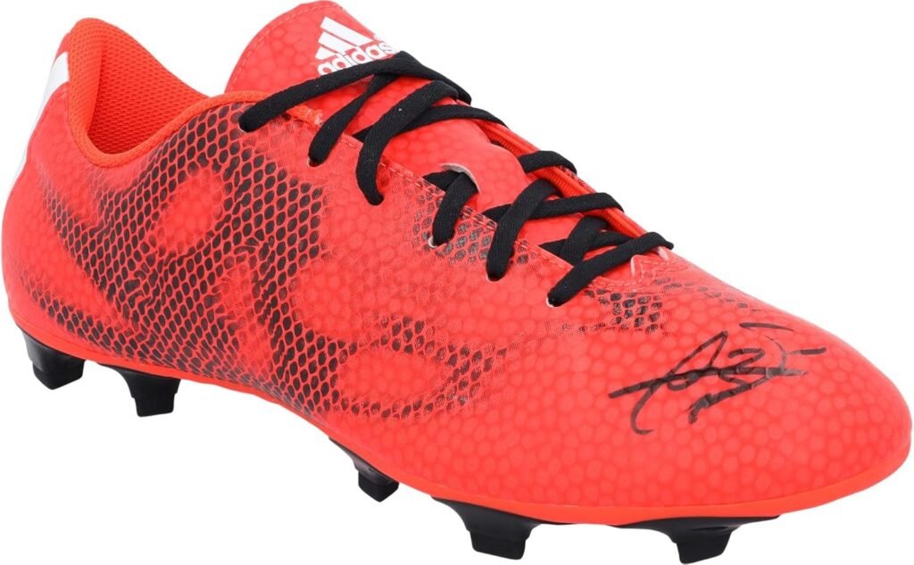 Gareth Bale Real Madrid Autographed Orange Adidas Cleat - Autographed Soccer Cleats