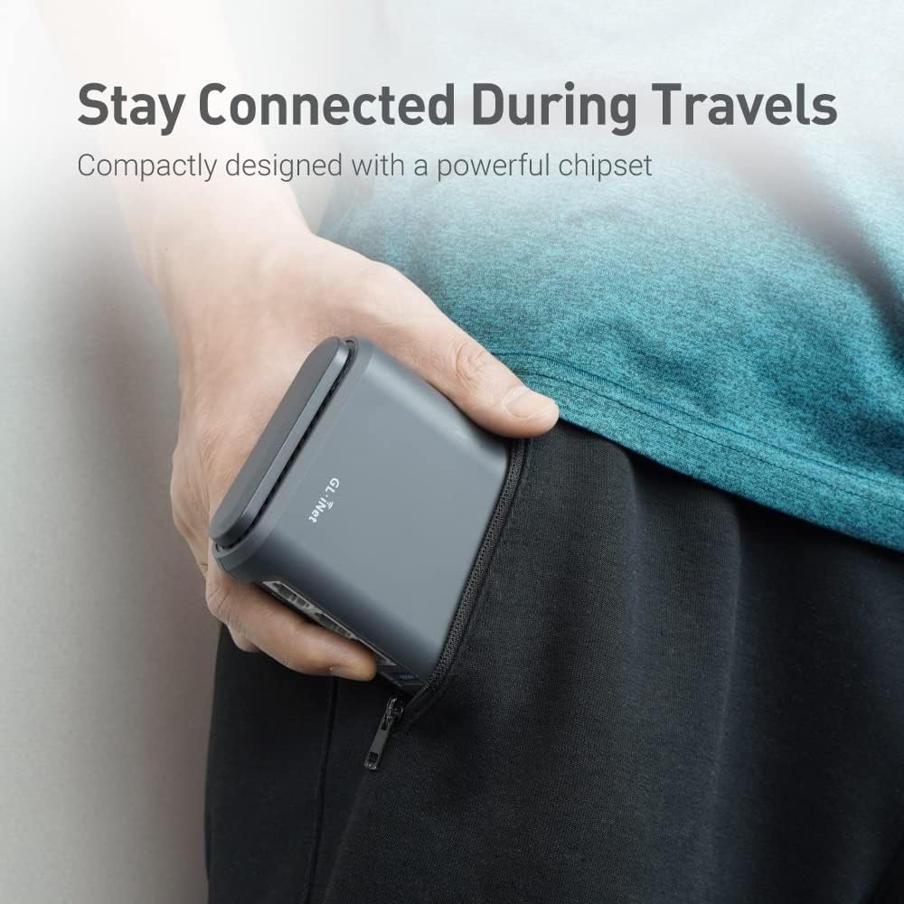 GL.iNet GL-A1300 Pocket VPN Travel Router - Portable Wi-Fi Router for Travel, Easy to Set up, Connect to Public  Hotel Wi-Fi login Page