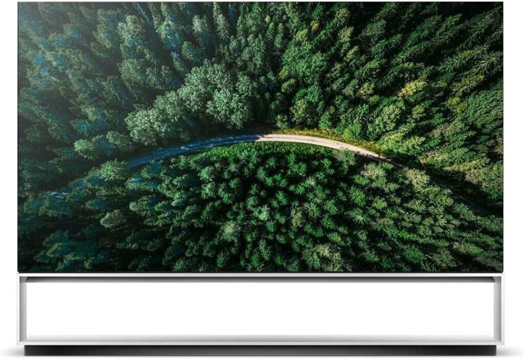 LG OLED Z9 Series 88” Alexa built-in 8k Smart TV (7680x4320), Sculpture Design, 120Hz Refresh Rate, AI-Powered 8K, Dolby Atmos 4.2, (OLED88Z9PUA, 2019)