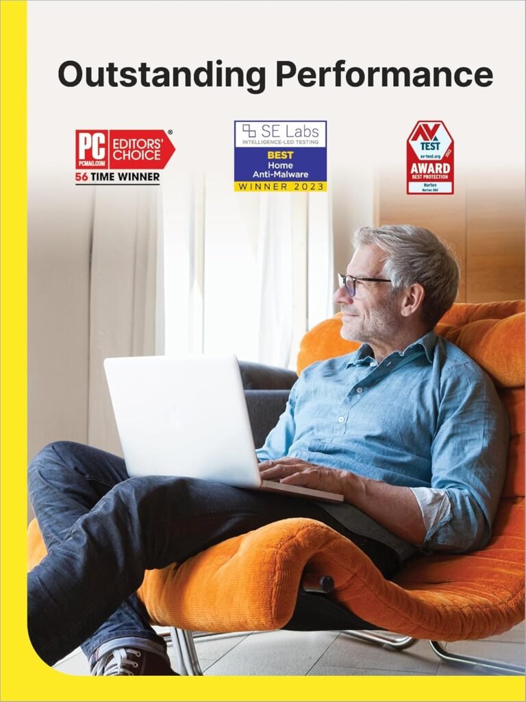 Norton 360 Deluxe 2024, Antivirus software for 3 Devices with Auto Renewal - Includes VPN, PC Cloud Backup  Dark Web Monitoring [Download]