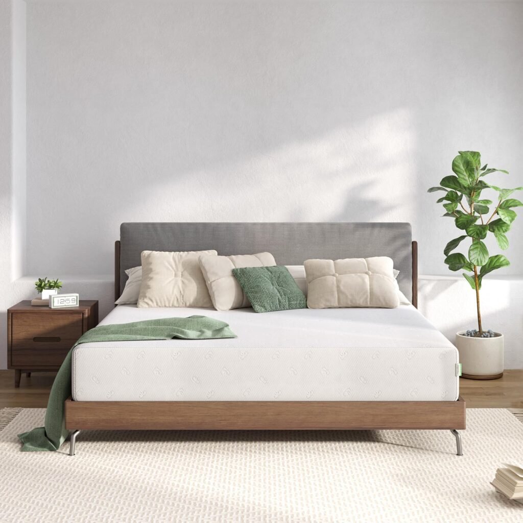 Novilla Queen Size Mattress, 8 Inch Memory Foam Mattress Queen for Pressure Relief  Comfort Sleep, Removable Washable Mattress Cover,CertiPUR-US Certified Queen Mattress in a Box, Medium Firm