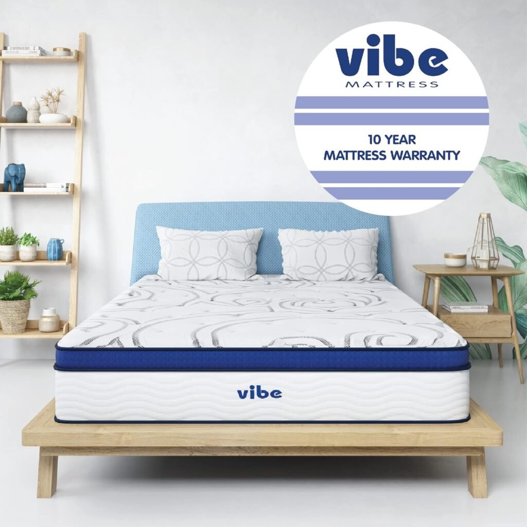 Vibe Gel Memory Foam Mattress, 12-Inch CertiPUR-US Certified Bed-in-a-Box, Twin XL, White